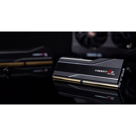 G.skill 64 gb ddr5-6000 (2x 32 gb) kit werkgeheugen (zwart, f5-6000j3040g32gx2-t, trident z5 neo rgb, expo)