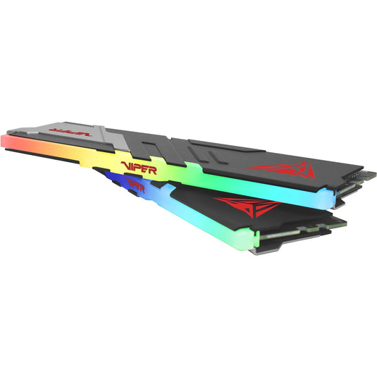 Patriot viper venom rgb 64 gb ddr5-6000 (2x 32 gb) werkgeheugen (zwart, pvvr564g600c30k, xmp, expo)