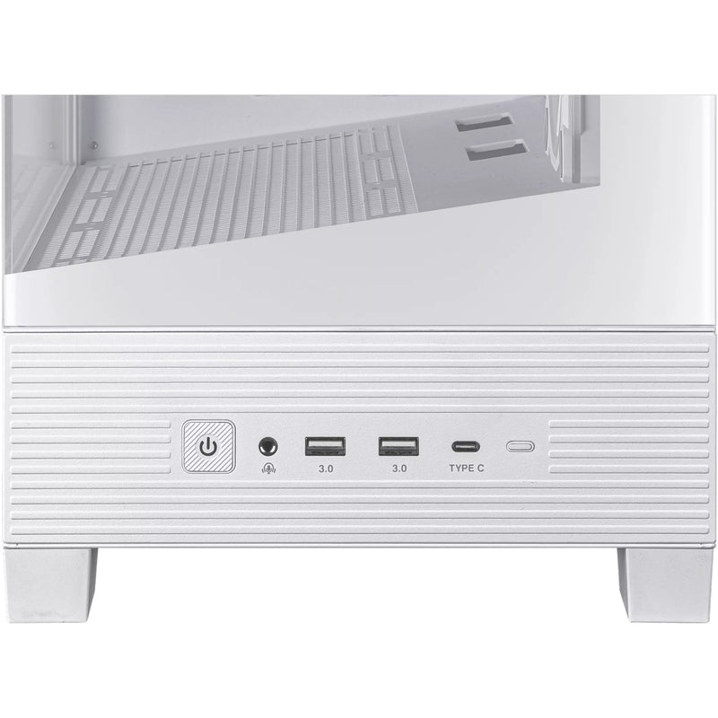 Load image into Gallery viewer, Asus a31 plus midi tower behuizing (wit | 2x usb-a | 2x usb-c | tempered glass)
