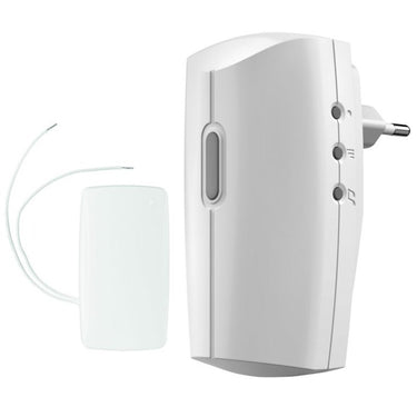 Klikaanklikuit acdb-8000bc plug-in draadloze deurbelset met zender (wit)