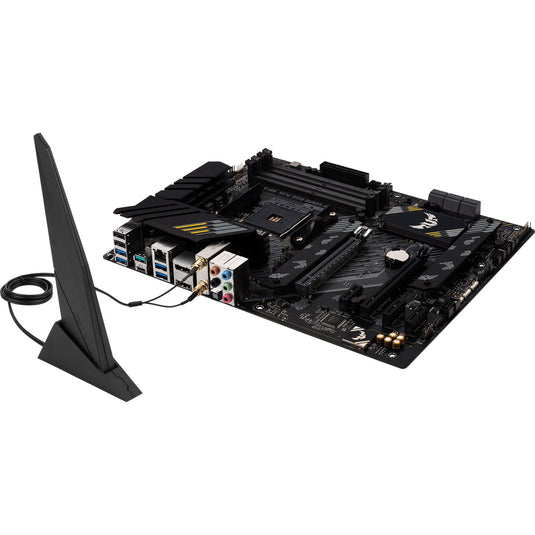 Asus tuf gaming b550-plus wifi ii socket am4 moederbord (zwart, raid, gb-lan, wi-fi 6, bt, sound, atx)