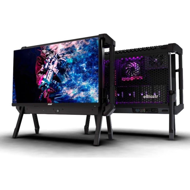 Laden Sie das Bild in Galerie -Viewer, Eblaztr pc-case desktop behuizing (zwart (mat))
