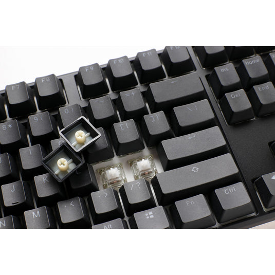 Ducky one 3 classic rgb mechanisch toetsenbord (zwart, us lay-out (qwerty), cherry mx speed silver, 100%, rgb led, double-shot pbt, hot-swappable, quack mechanics)