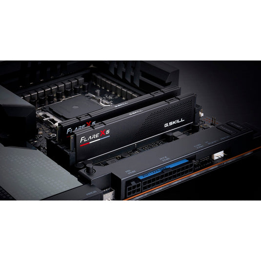 G.skill 64 gb ddr5-6000 (2x 32 gb) kit werkgeheugen (zwart, f5-6000j3040g32gx2-fx5, flare x5, expo)
