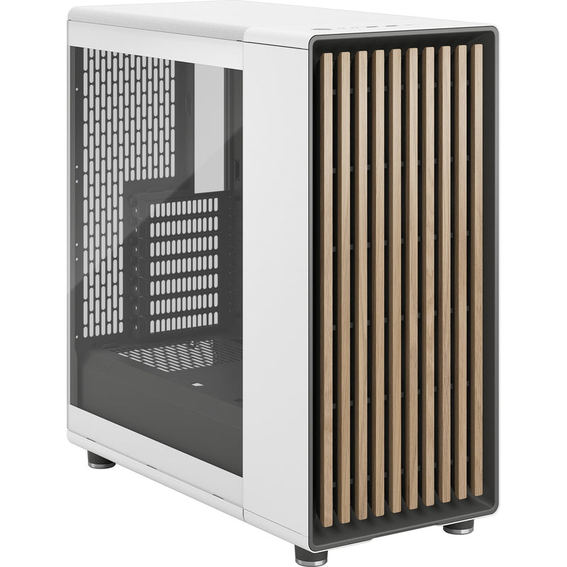 Load image into Gallery viewer, Fractal design north midi tower behuizing (wit houtkleur | 2x usb-a | 1x usb-c | tempered glass)
