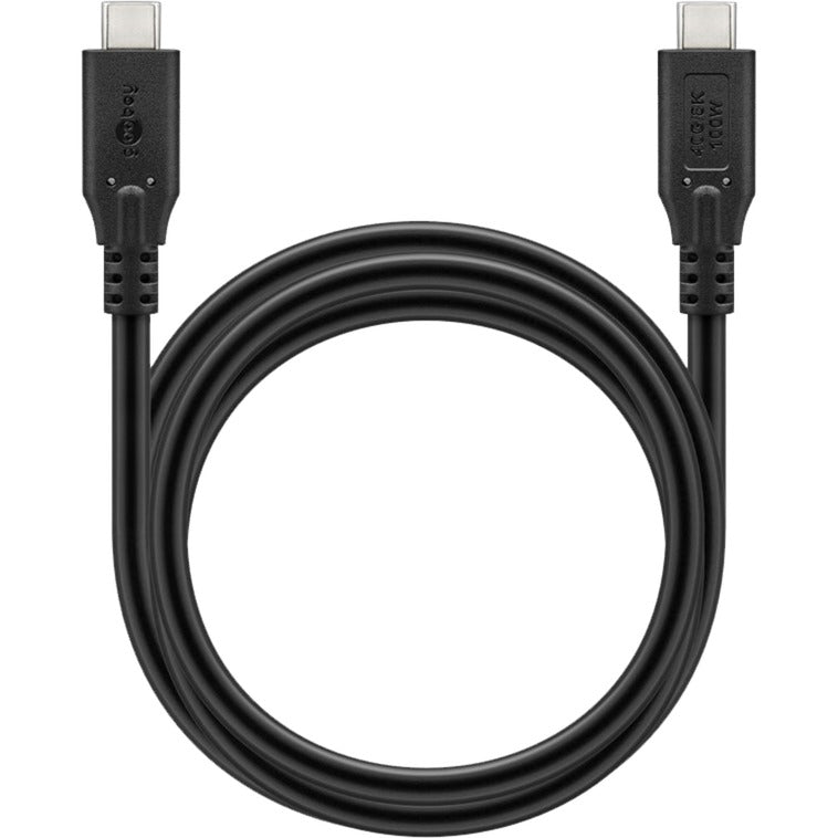 Afbeelding laden in galerijviewer, Goobay usb-c 4.0 > usb-c kabel (zwart, 1 meter)
