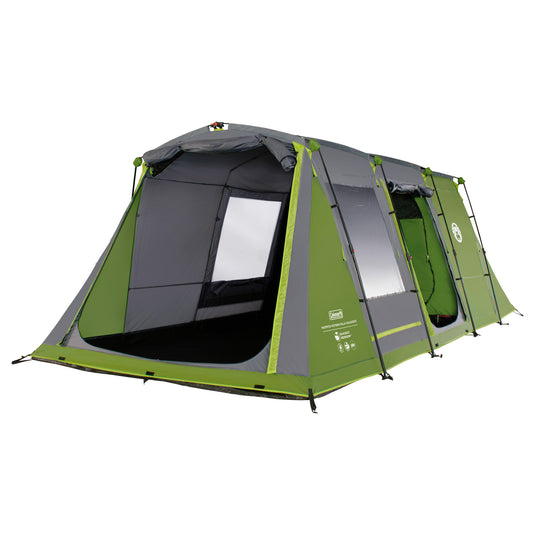 Coleman fastpitch victoria falls 4 blackout tent (groen grijs)