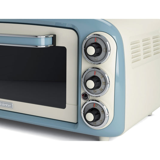 Ariete vintage oven 0979 05 mini bakoven (wit lichtblauw, 18 liter)