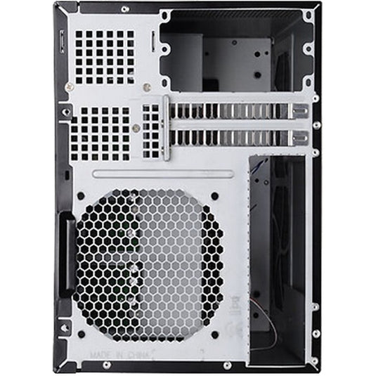 Silverstone sst-ds380b mini tower behuizing (zwart | 2x usb-a)
