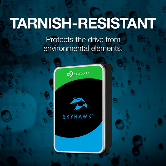 Seagate skyhawk 2 tb harde schijf (sata 6 gb s, 3 jaar rescue data recovery services)