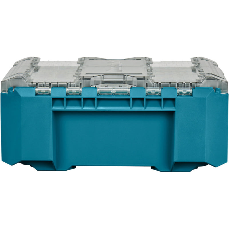 Load image into Gallery viewer, Makita maktrak organizer compact p-91067 gereedschapsbox (blauw zwart)

