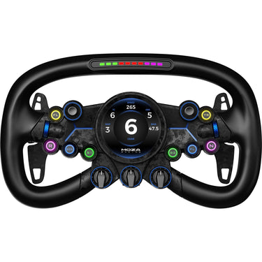 Moza vision gs stuur add-on (zwart carbon)
