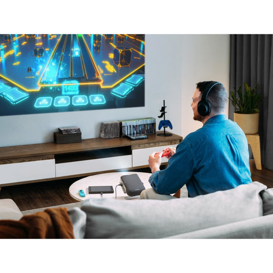 Viewsonic smart led draagbare projector met harman kardon luidsprekers (zwart, hdmi, audio, wifi, bluetooth)