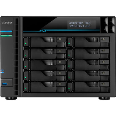 Asustor lockerstor 10 pro as7110t nas (zwart)