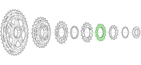Shimano sprocket 13t for cs-m771-10 bj bk