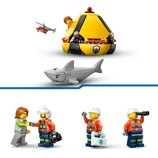 Lego city 60503 kustwacht helikopter