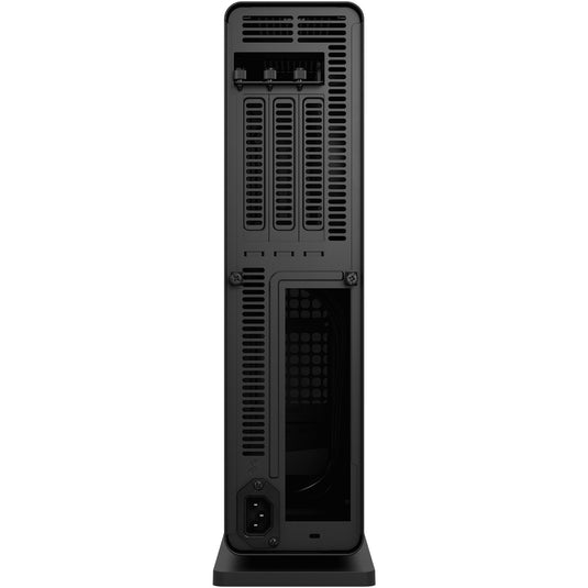 Fractal design ridge black mini tower behuizing (zwart | 2x usb-a | 1x usb-c)