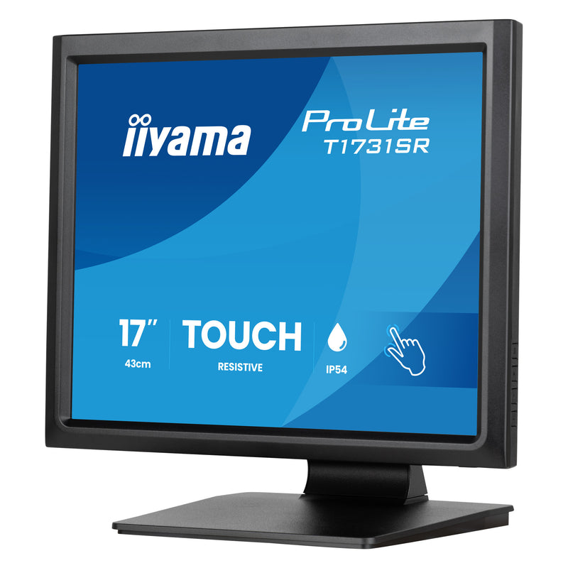 Load image into Gallery viewer, Iiyama prolite t1731sr-b2s 17 touchscreen monitor (zwart, vga, hdmi, displayport, audio, touch)
