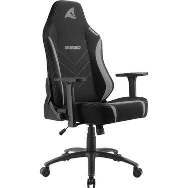 Sharkoon skiller sgs20 fabric gamestoel (zwart grijs)