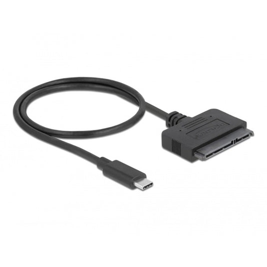 Delock usb type-c converter to 22 pin sata 6 gb s (zwart)