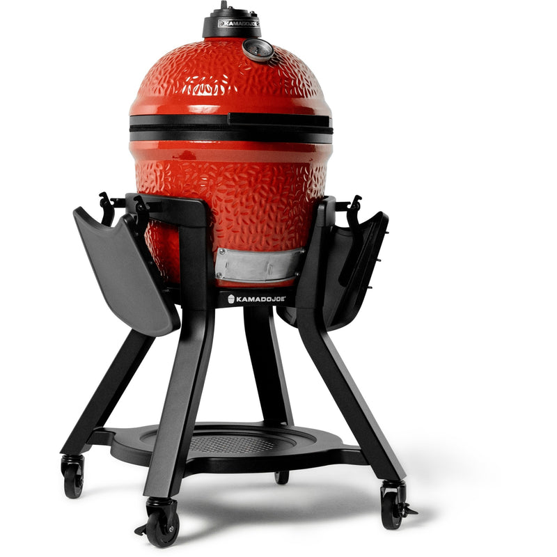 Load image into Gallery viewer, Kamado joe joe jr®-kar met zijtafels barbecuewagen (zwart)
