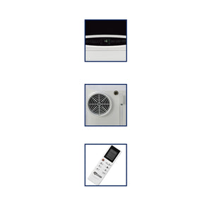 Termozeta airzeta clima c5 airconditioner (wit, koelvermogen 3,5 kw | 12000 btu h)