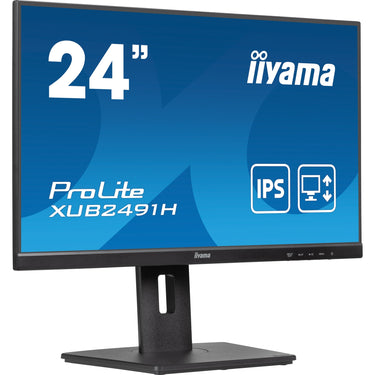 Iiyama prolite xub2491h-b1 23.8 monitor (zwart, hdmi, displayport)
