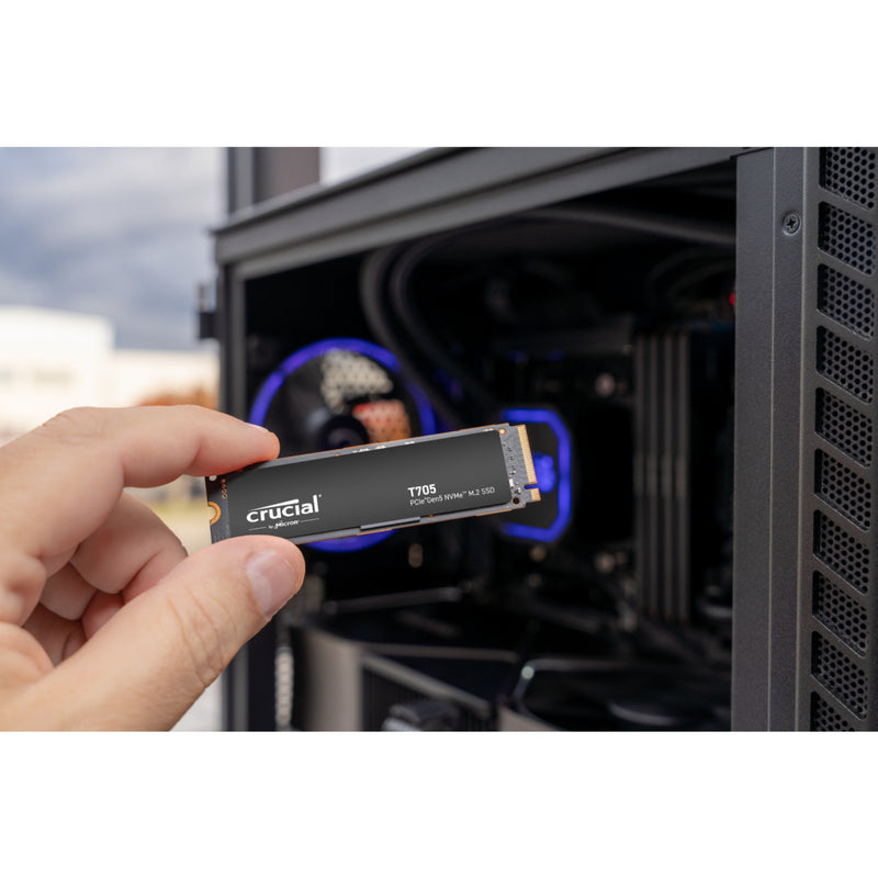 Load image into Gallery viewer, Crucial t705 4 tb ssd (zwart, pcie 5.0 x4, nvme 2.0, m.2 2280)
