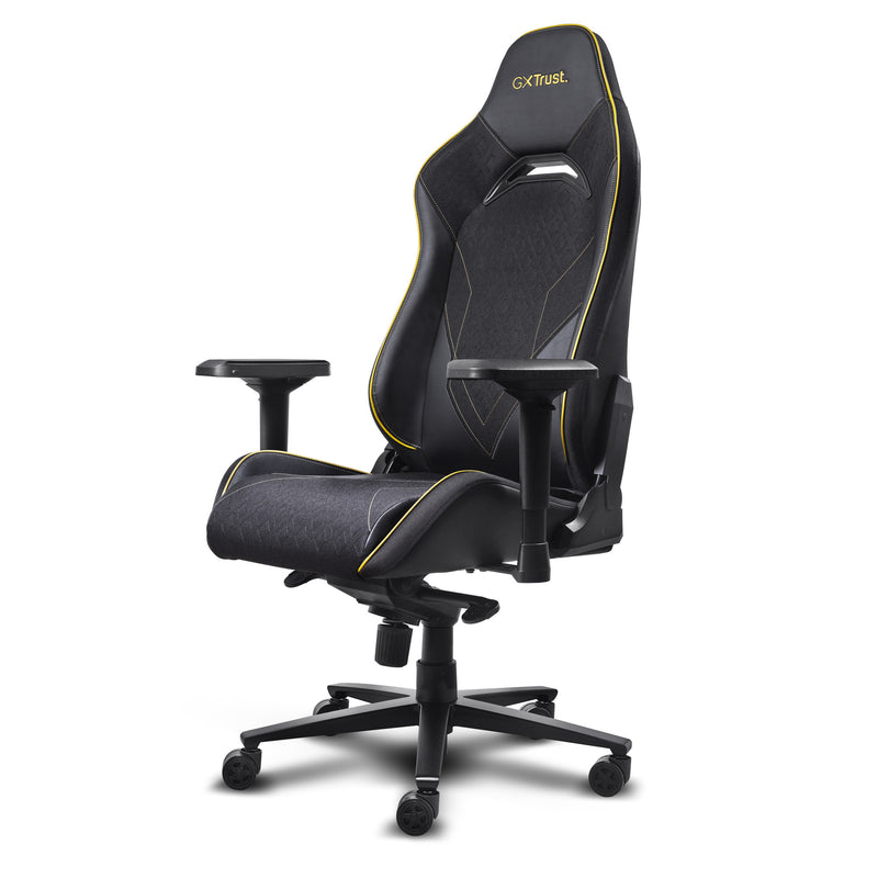 Load image into Gallery viewer, Trust gxt 721 ruya pro premium comfortabele gaming stoel (zwart geel)
