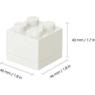 Room copenhagen lego mini box 4 lunchbox (wit)