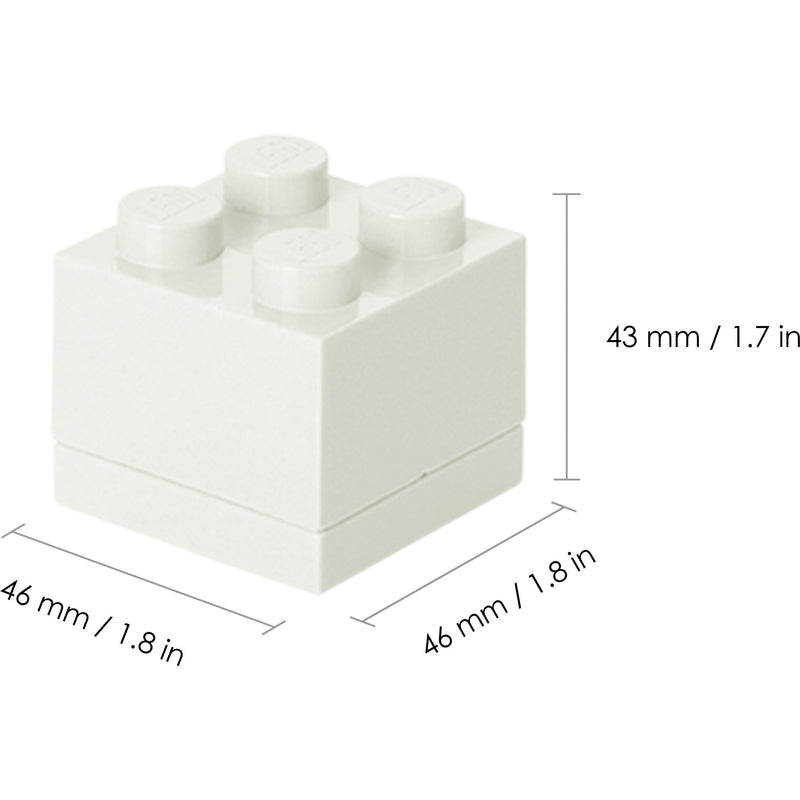 Load image into Gallery viewer, Room copenhagen lego mini box 4 lunchbox (wit)
