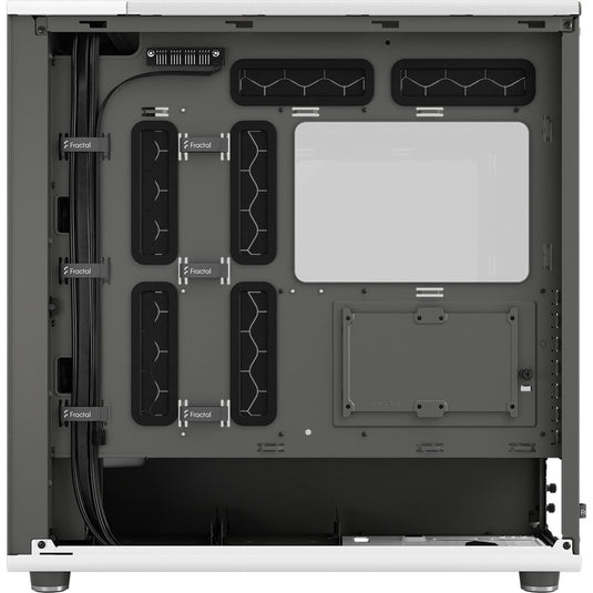Fractal design north xl midi tower behuizing (wit | 2x usb-a | 1x usb-c | tempered glass)
