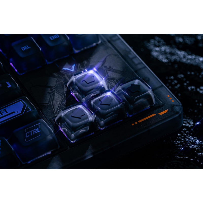 ギャラリービューアに画像をロードする, 8bitdo retro 87 mechanical keyboard - mecha break (zwart, us lay-out (qwerty), kailh box jellyfish pro glaze, 80% (tkl), abs keycaps, hot-swap, bluetooth le 5.0, wireless 2.4ghz, usb)

