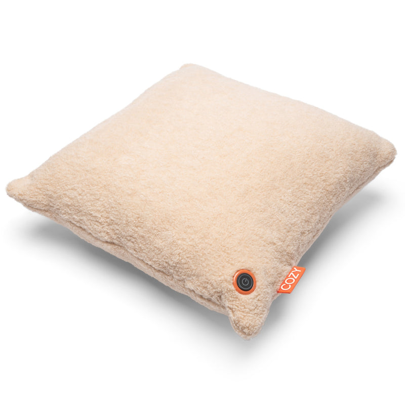 Load image into Gallery viewer, Cozy una woolly 45 x 45 cm draadloos warmtekussen (lichtbeige, powerbank 5000 mah)
