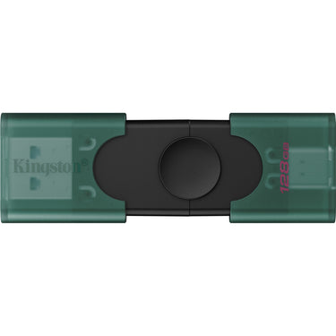 Kingston datatraveler duo 128 gb usb-stick (groen zwart, dtdeg2 128gb)