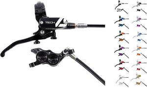 Hope tech 4 v4 steel braided disc brake - lever right