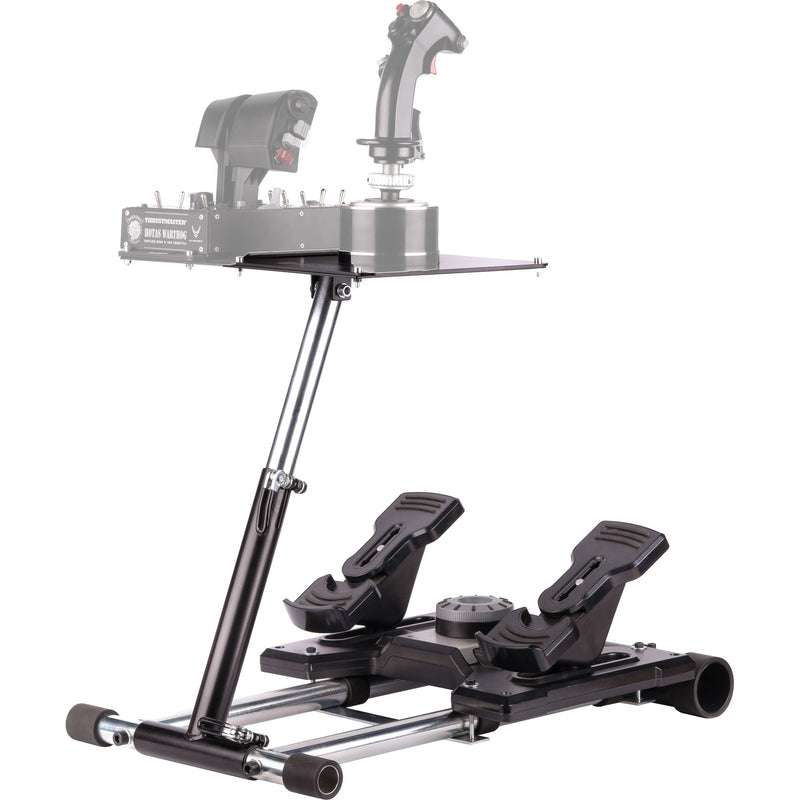 Load image into Gallery viewer, Wheel stand pro deluxe v2 thrustmaster hotas warth houder (zwart, voor thrustmaster hotas warthog, saitek x-55, x52, pro en x65)
