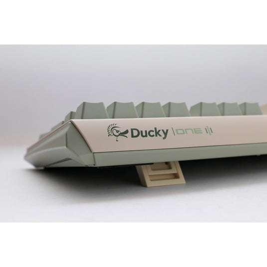 Ducky one 3 matcha tkl mechanisch toetsenbord (crème, us lay-out (qwerty), cherry mx blue, 80% (tkl) , pbt double shot, hot swap)