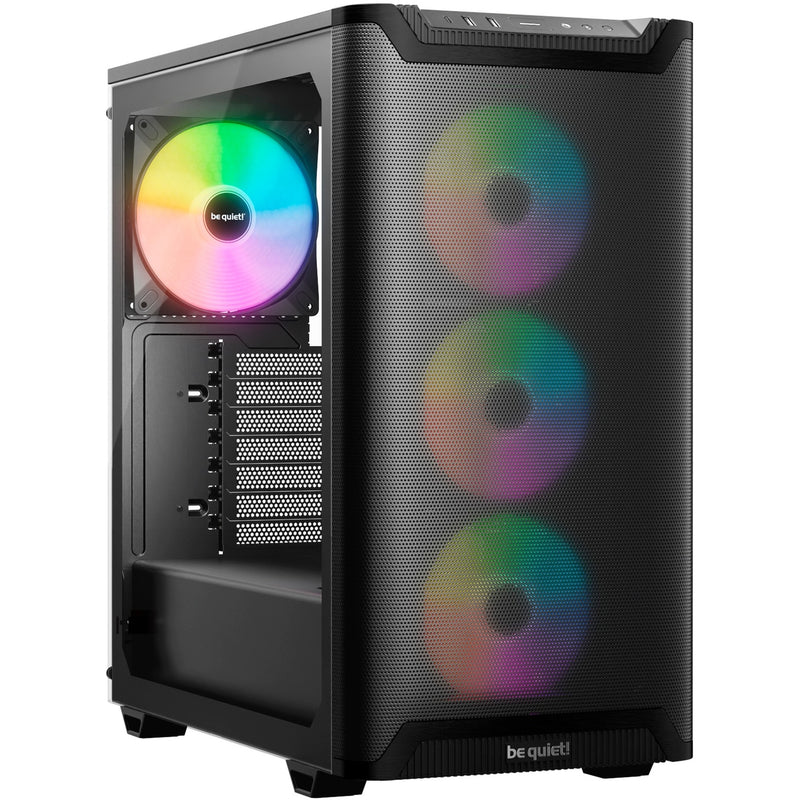 Load image into Gallery viewer, Be quiet! pure base 501 lx midi tower behuizing (zwart | 2x usb-a | 1x usb-c | rgb | tempered glass)
