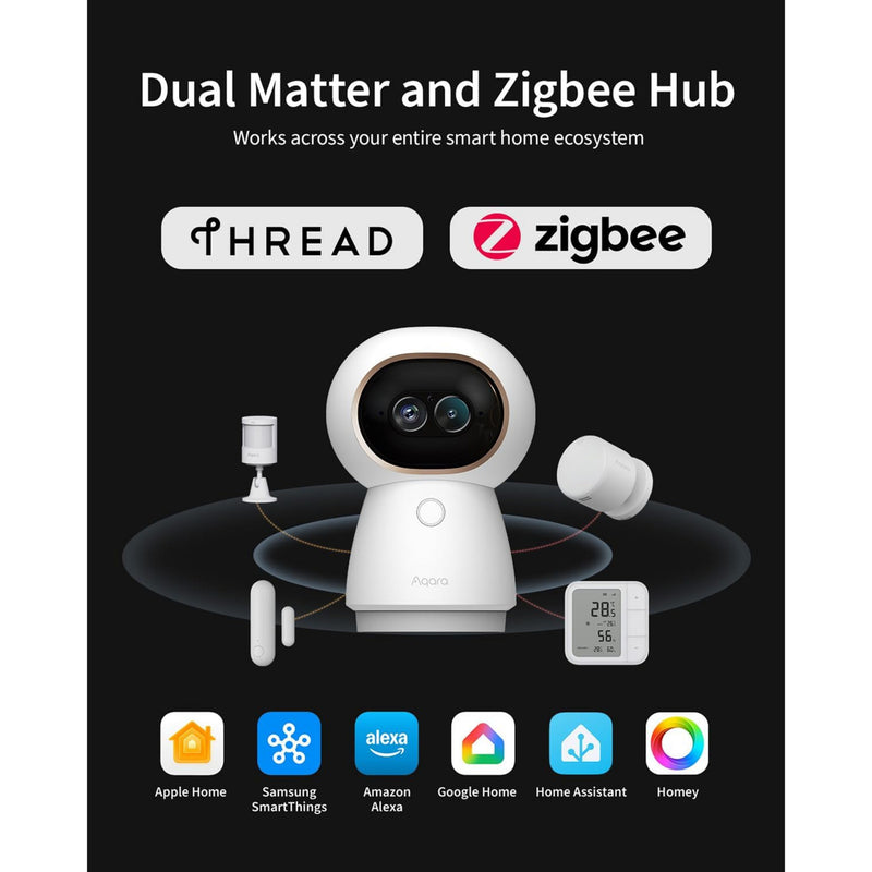 Afbeelding laden in galerijviewer, Aqara camera hub g350 select - 4k dual lens camera - matter 1.5 hub
