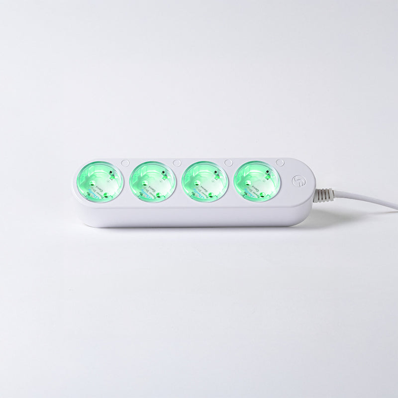 Afbeelding laden in galerijviewer, Shelly power strip gen4 stekkerdoos (wit, wifi, bluetooth, zigbee)

