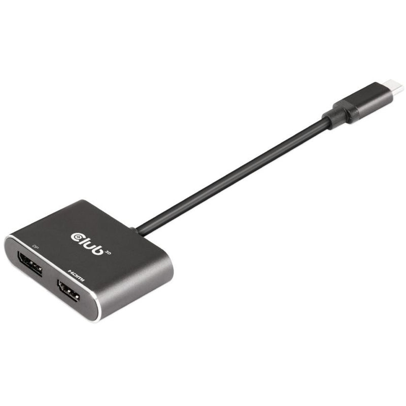 Afbeelding laden in galerijviewer, Club 3d usb-c (dp alt-mode) naar displayport + hdmi hub (zwart)
