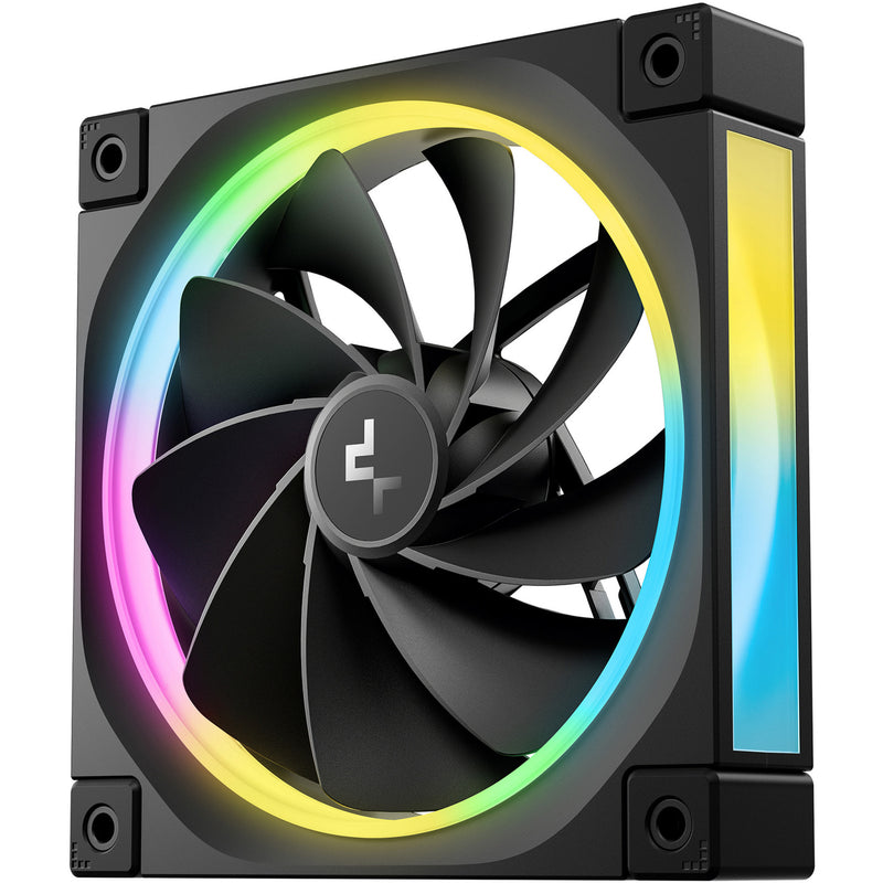 Chargez l'image dans la visionneuse de la galerie, Deepcool fl12r rgb case fan (zwart, 120 x 120 x 25 mm, pwm)
