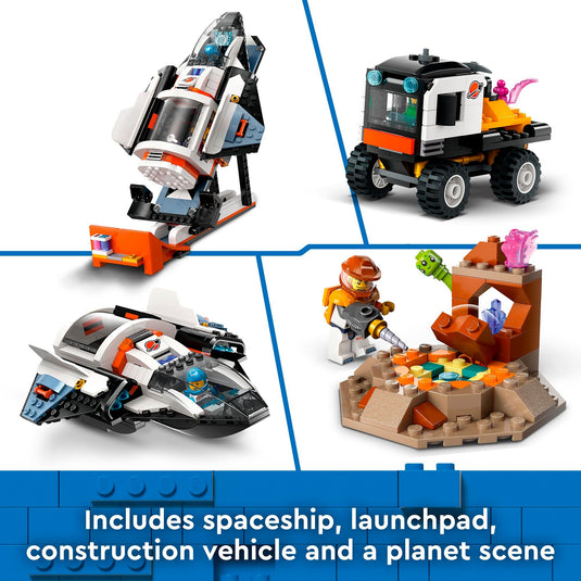 Lego city - ruimtebasis en raketlanceringsplatform constructiespeelgoed (60434)