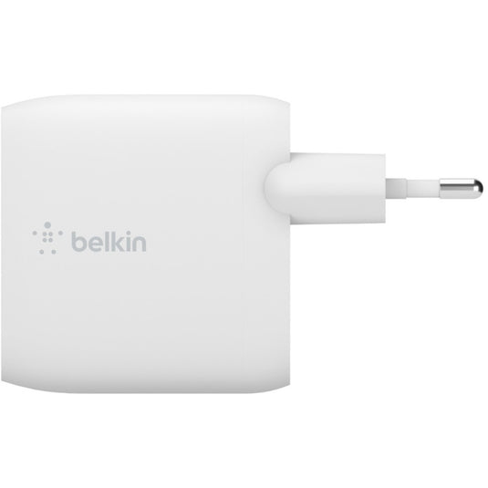 Belkin boost charge 2-poorts usb-a wandlader (wit, 2x usb-a, 24w)