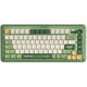 Iqunix zx75 camping wireless mechanical keyboard (groen, us lay-out (qwerty), cherry mx blue, 75%, rgb leds, hot-swappable, double-shot pbt, 2.4ghz | bluetooth 5.1 | usb-c)