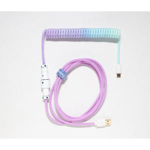 Ducky coiled cable v2 - azure kabel