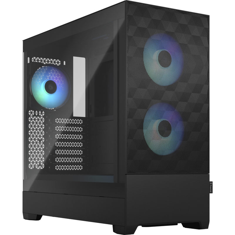 Load image into Gallery viewer, Fractal design pop air rgb midi tower behuizing (zwart | 2x usb-a | rgb | tempered glass)
