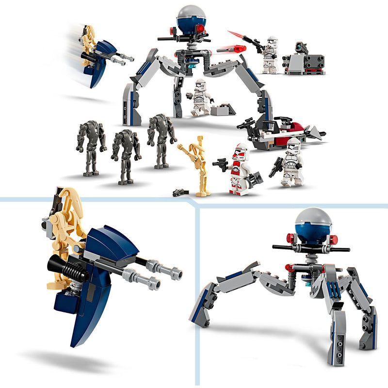 Load image into Gallery viewer, Lego star wars 75372 clone trooper en battle droid battle pack
