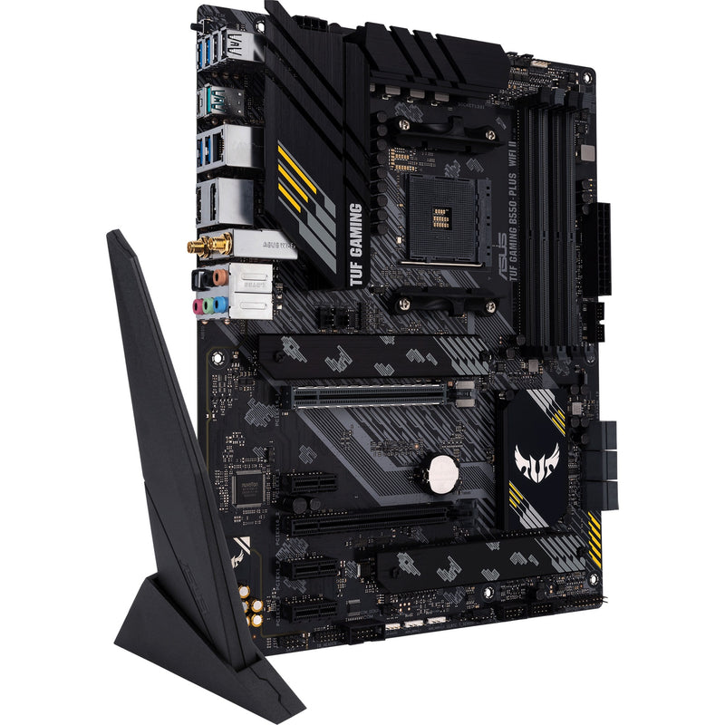 Chargez l'image dans la visionneuse de la galerie, Asus tuf gaming b550-plus wifi ii socket am4 moederbord (zwart, raid, gb-lan, wi-fi 6, bt, sound, atx)
